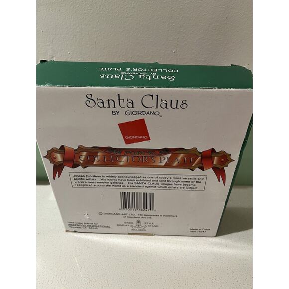Santa Claus by Giordano Fine Porcelain Collectors Plate 1997 Christmas Westwood - Picture 5 of 6
